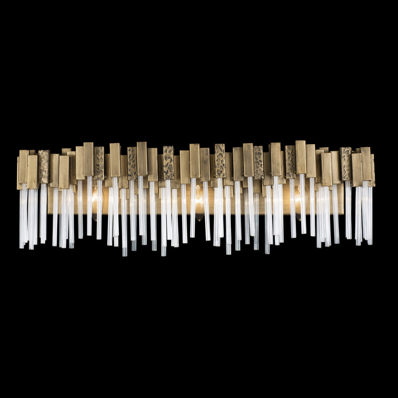 Matrix Bathroom Vanity Light - 3-Light - Havana Gold, Havana Gold