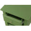 Table de chevet rectangulaire avec tiroir pour la chambre à coucher, vert trèfle Gallatin-174974968