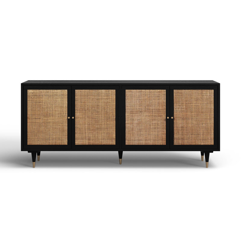 Tawny 72'' Sideboard, Black/Brown