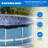 Plastic Round Inflatable Pool 1'' H x 372'' W x 372'' L