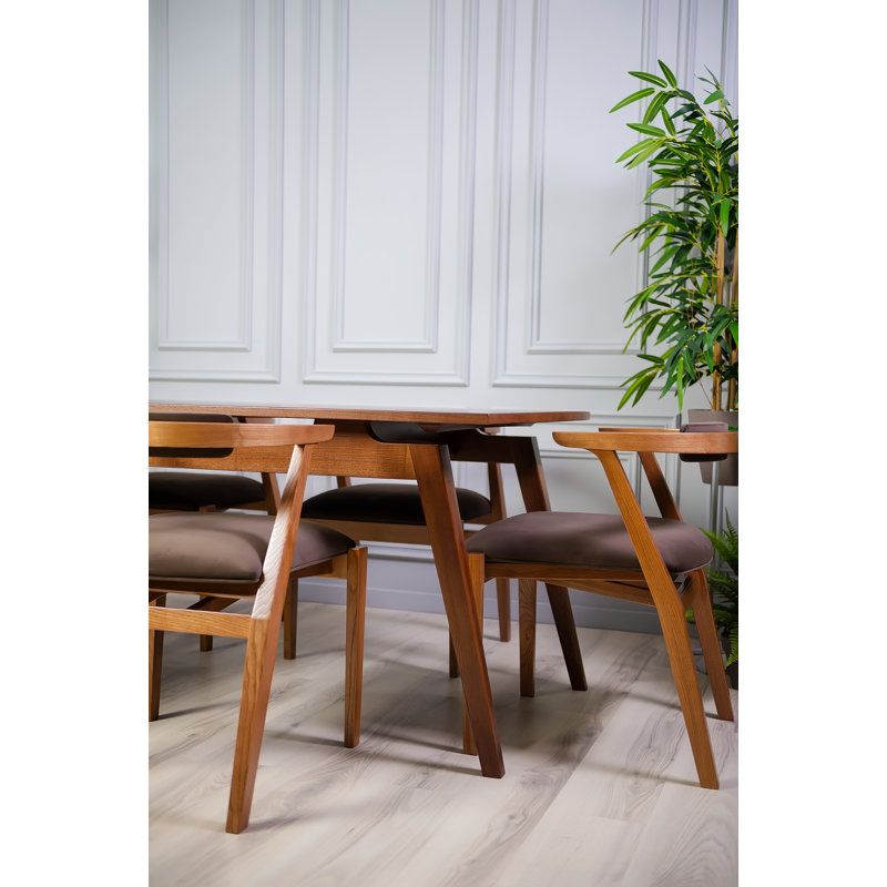 Anvil Dining Table, Brown