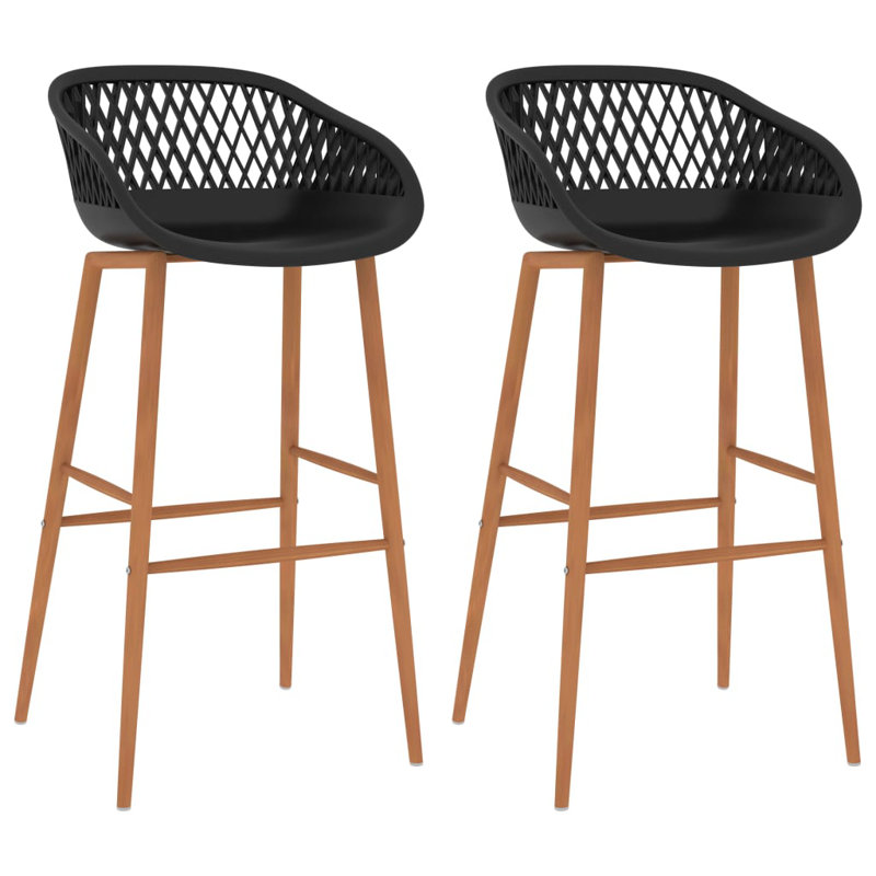 Camrynne Counter Stool with Metal Frame, Grey, Brown