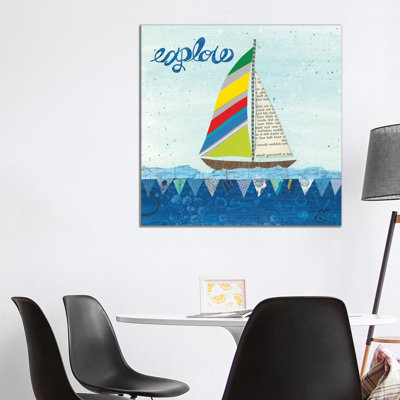 Rainbow Spinnakers by Courtney Prahl - Wrapped Canvas Gallery-Wrapped Canvas Giclée