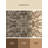 Soft Plush Hewson Geometry Compass Design Classic Damask Area Rug in Beige – Beige Binding-395556472