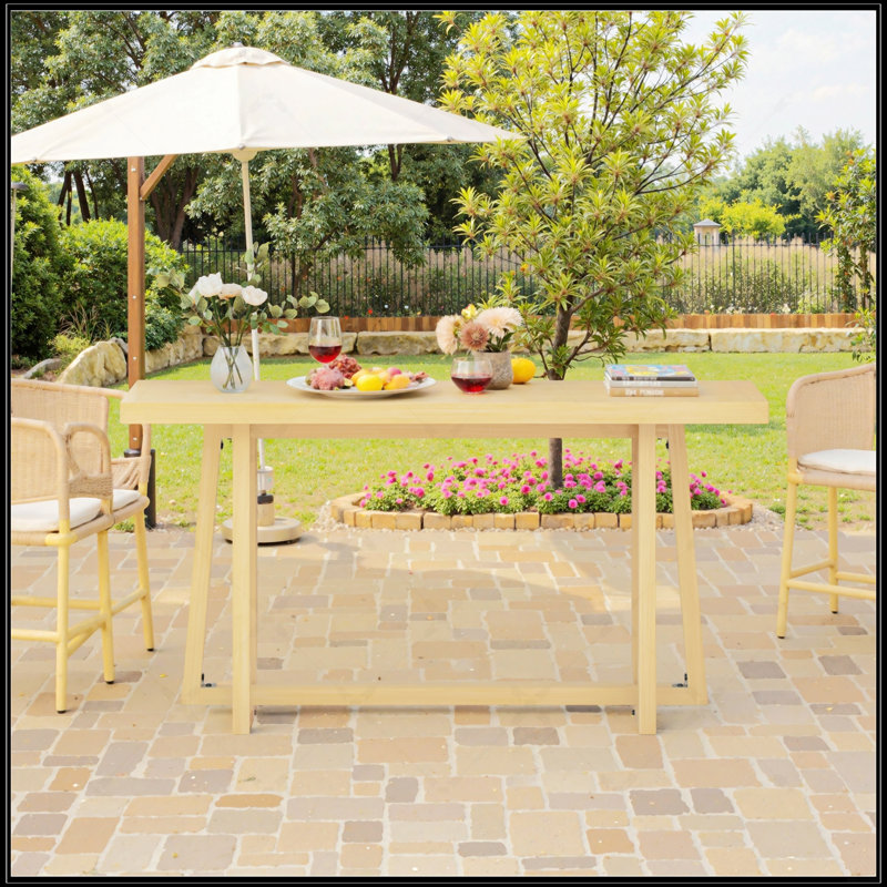 Console rectangulaire élégante de 59,84 po pour entrée, couloir et patio avec construction robuste et utilisation polyvalente