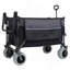 Chariot pliant multifonctionnel avec poignée pivotante et pneus de plage de 9 po x 4 po pour le camping et la plage - 300 L très robuste, grande capacité pour le transport, l'épicerie et l'extérieur-123115792