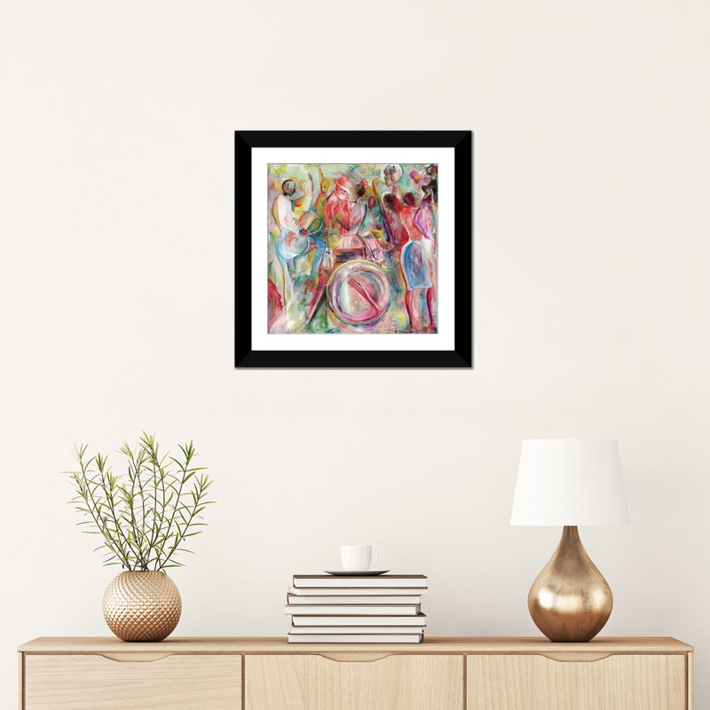 «New Orleans», reproduction sur toile, Papier d'art encadré noir, H 24 po x l 24 po x P 1 po, Blanc
