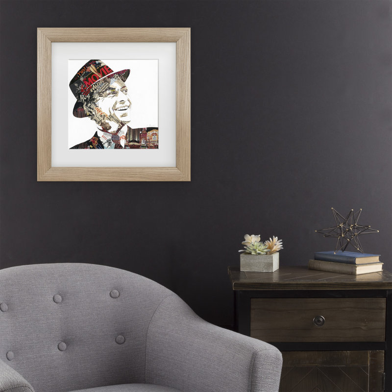 Ines Kouidis, art encadré «Franky», Argent, H 19,5 po x l 19,5 po x P 0,75 po