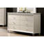 Commode double 6 tiroirs avec miroir Sienna-979205574