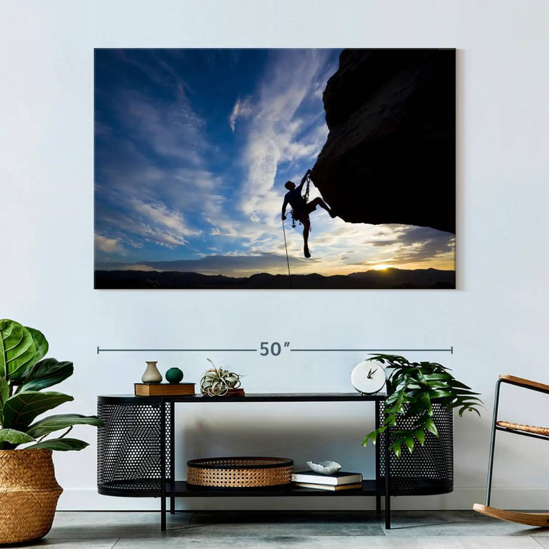 Sireci Keep Climbing, 34" H x 51" W