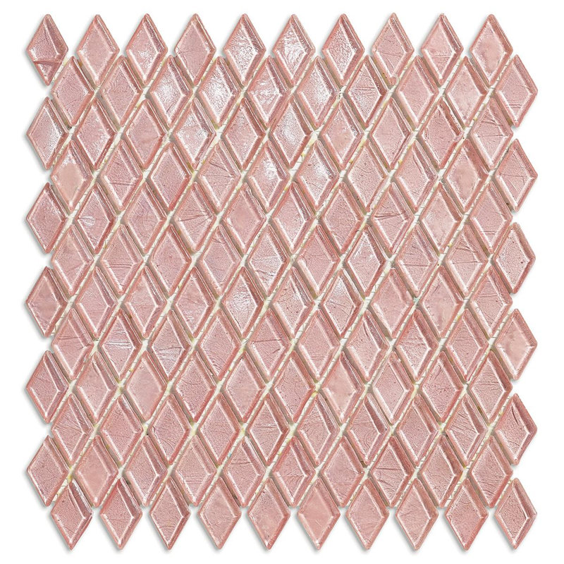 Princess 7/8" x 1-5/8" Diamond Glass Mosaic