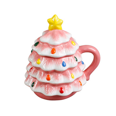 Tasse en céramique 18 oz avec couvercle