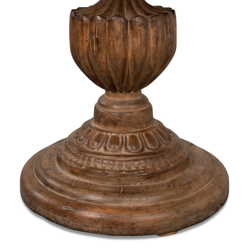 Kasson Round Pine Wood Dining Table