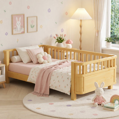 Lit plateforme en bois pour enfants