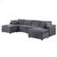 Canapé modulaire 123,6 "avec repose-pieds pour salon-529336098