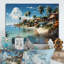 Beach Tropical Vibes - Impression sans cadre sur métal-212112793