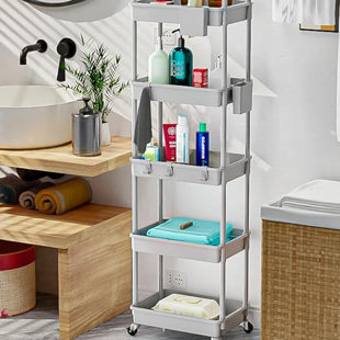 With Handle, Utility Cart Made Of Multifunctional Storage Organizer Tool For