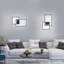 Minimalist Black Square Wall Light