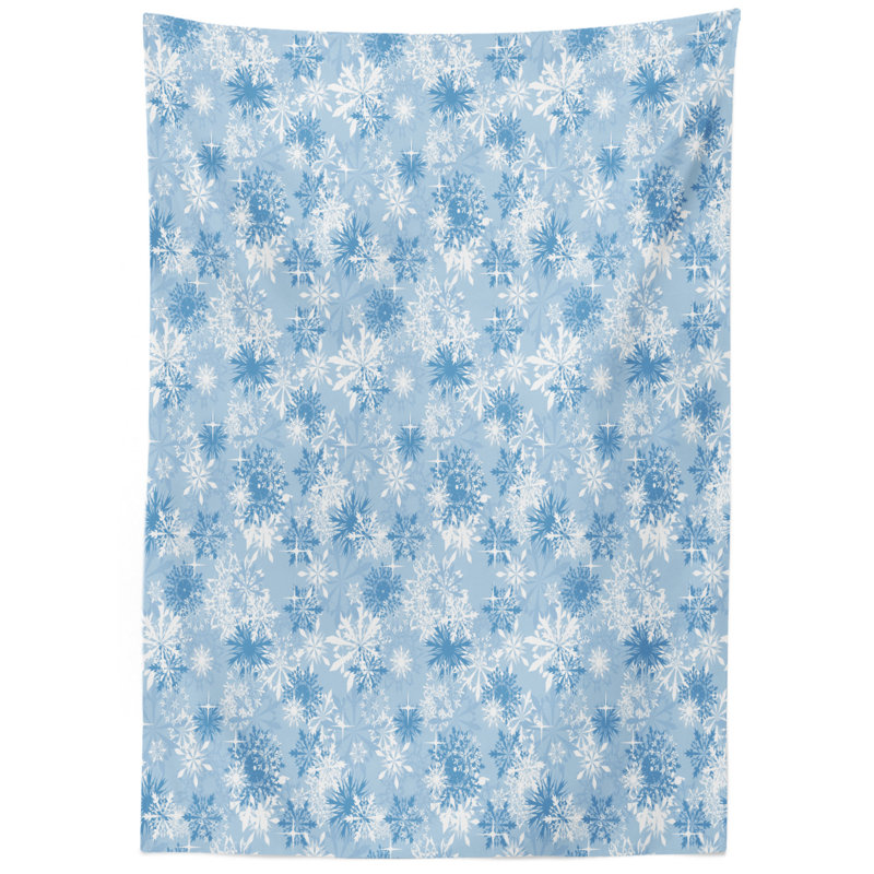 Snowflake Tablecloth, 70" L x 52" W