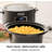 HomeCookin Programmable Slow Cooker 8QT Black-88793418-88793420