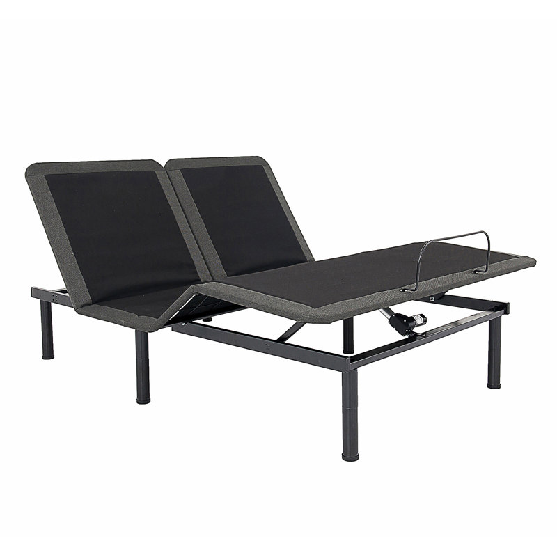 Matelas en mousse à mémoire de forme flexible de 11 pouces et ensemble de base réglable, grand