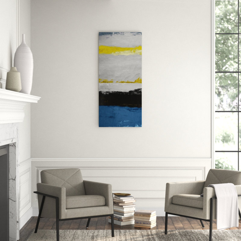Terra Firma I Painting by Kyle Goderwis, Knife Gel, 53" H x 24" W x 1.5" D