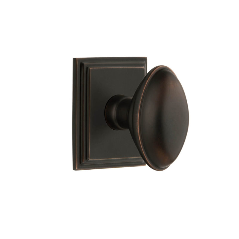 Rosette Grandeur Carré avec bouton Eden Prairie, Bronze éternel