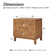 Sara Midcentury Modern 2 - Drawer Nightstand with Built-In Outlet and Solid Wood Legs (Set of 2)