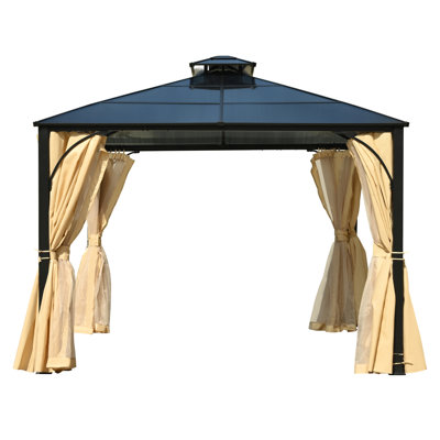 Protection d'extérieur robuste en aluminium pour abri de patio et de jardin