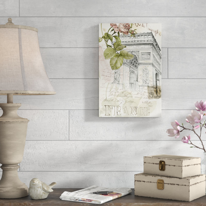 " Paris Sketchbook II " by Jennifer Paxton Parker, 12" H x 8" W  , Wrapped Canvas