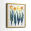 Tulipes en rang I - reproduction encadrée de qualité supérieure - prête à être accrochée - aucun clou requis - aucun clou requis-1232444911-1232444910