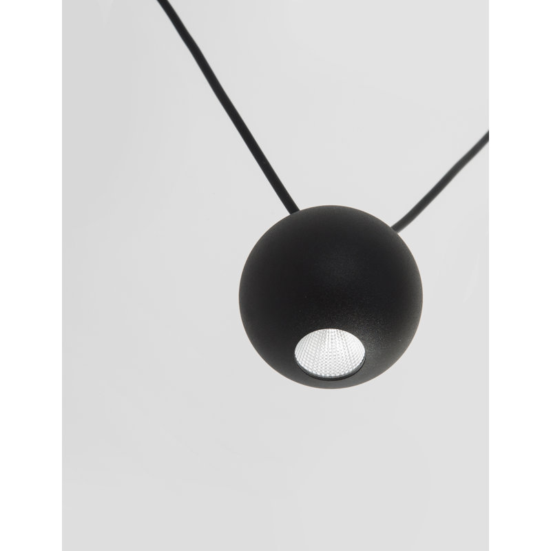 3 - Light Black LED Unique/Statement Pendant
