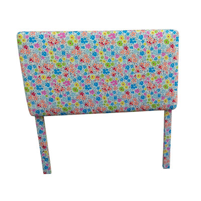Broseley Floral Twin Upholstered Headboard by Harriet Bee