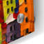 «Colorful City», art mural en verre acrylique, 48 po x 24 po-1779382331