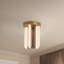 Anders 8-in Black dimmable LED Semi-Flush Mount-138735669