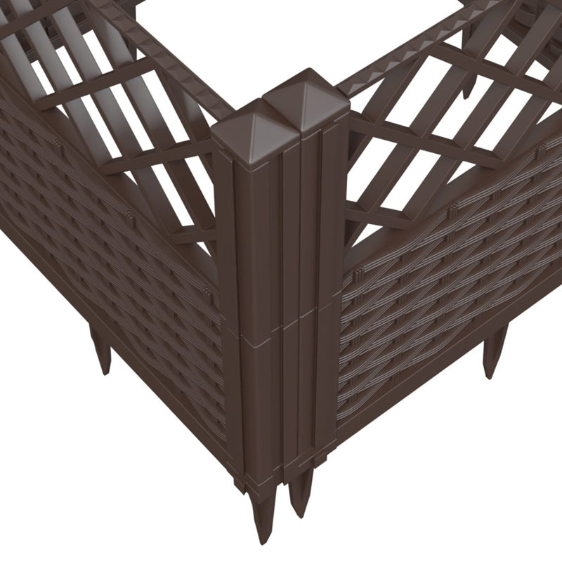 Ruthven Planter Box, Brown