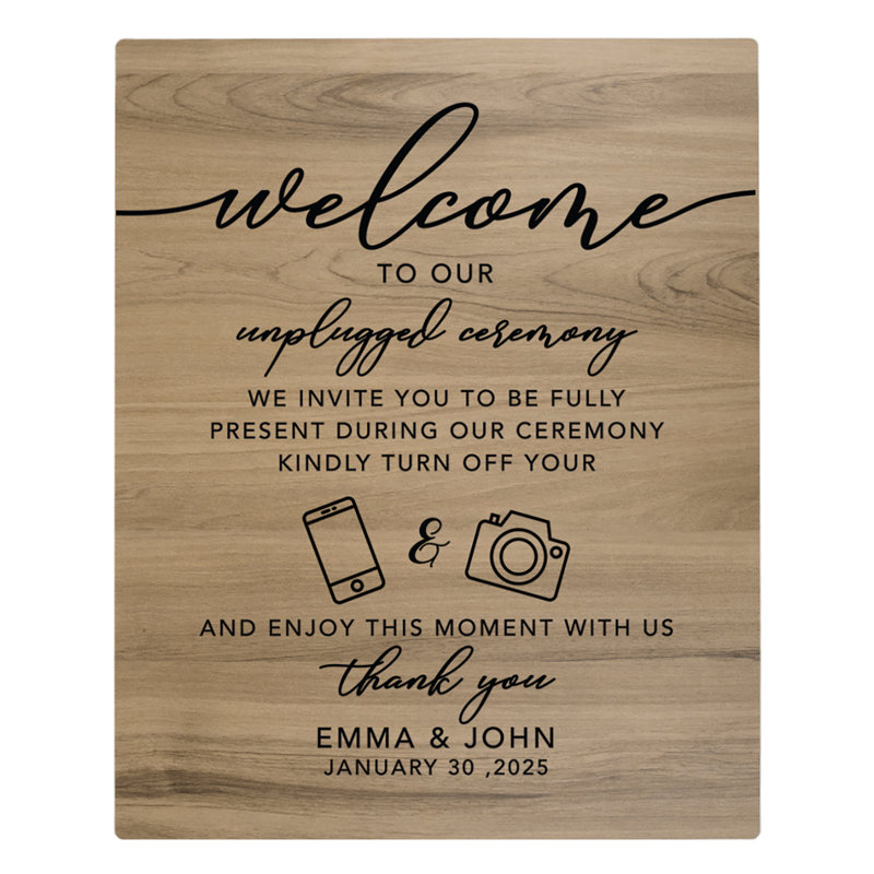Wood Backdrops & Signs, Yes