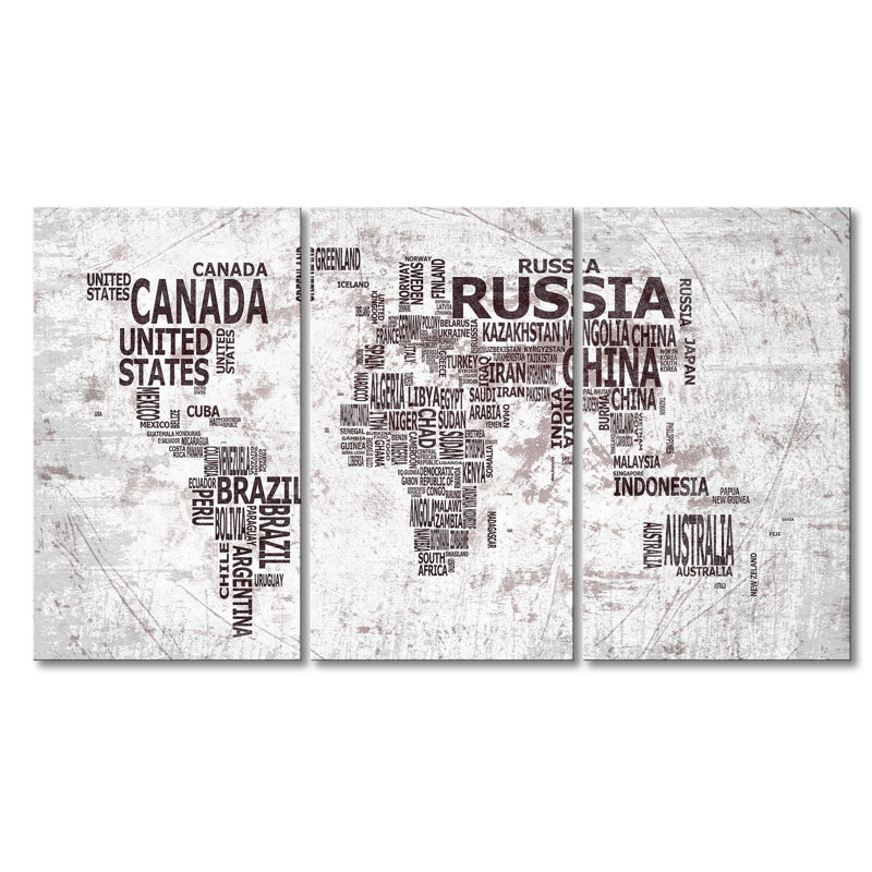 3 Piece Wrapped Canvas Print