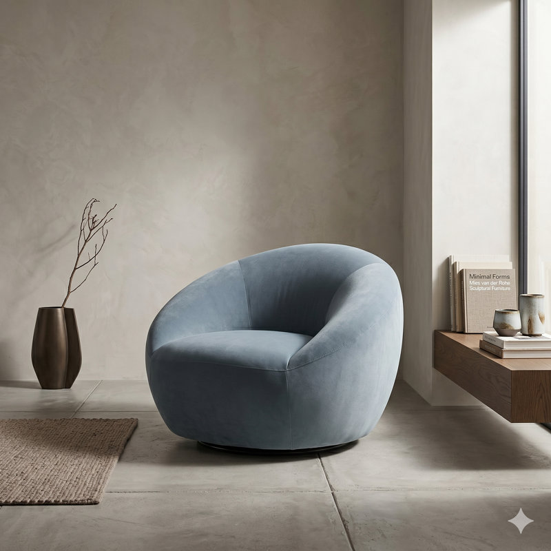 Bernhardt Rizz Fabric Swivel Chair