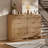 6-Drawer Dresser For Bedroom, 44'' Tall Modern Chest Of Drawers TV Stand, Wood Storage Dresser Organizer For Living Room, Hallway