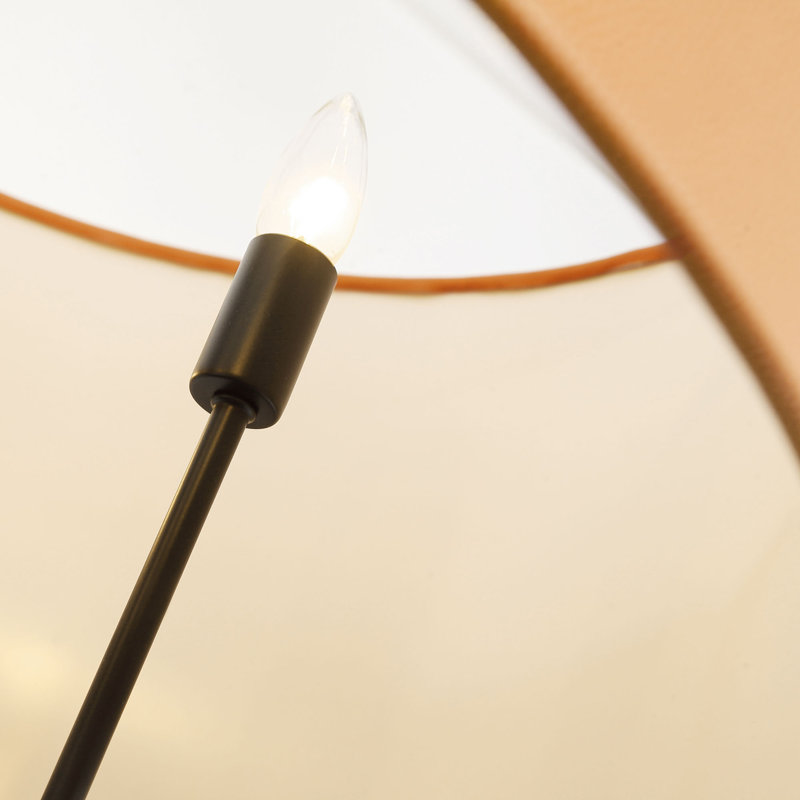 Secret Agent 5-Light Pendant, Black, Camel