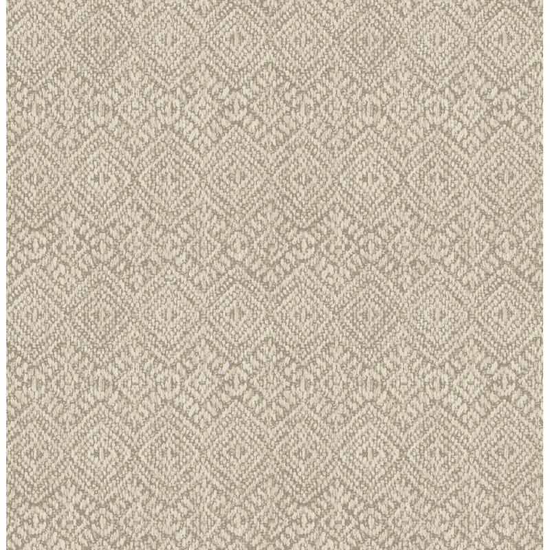 Papier peint à motif géométrique Gallivant, Brun