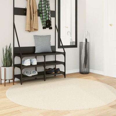 Rug "HUARTE" Short Pile Soft and Washable Cream
