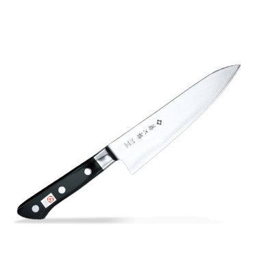 Tojiro F-807 Classic Durable and Rust-Resistant Chef Knife 180mm, Black Handle