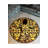 Yellow Black Themed Motif Abstract Woman Patterned Round Woven Base Vintage Decorative Carpet-894389508