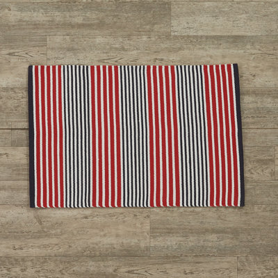 Cesya Cotton Striped Indoor Rug