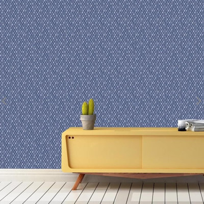 Geometric 10m x 53cm Matte Wallpaper Roll