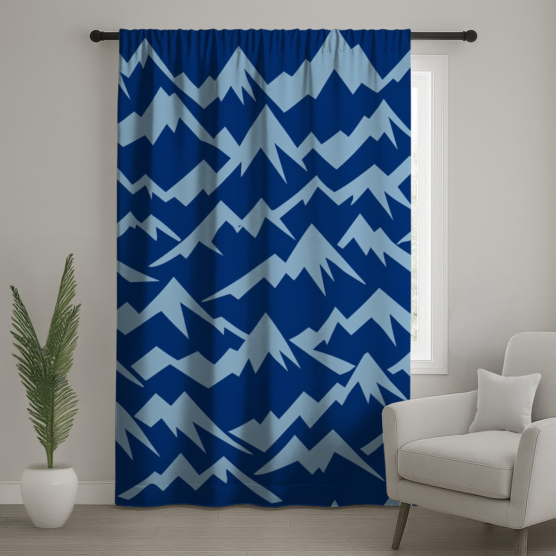 Rideaux de fenêtre Blue Mountain, 50 po x 92 po - 1 panneau, Blocage