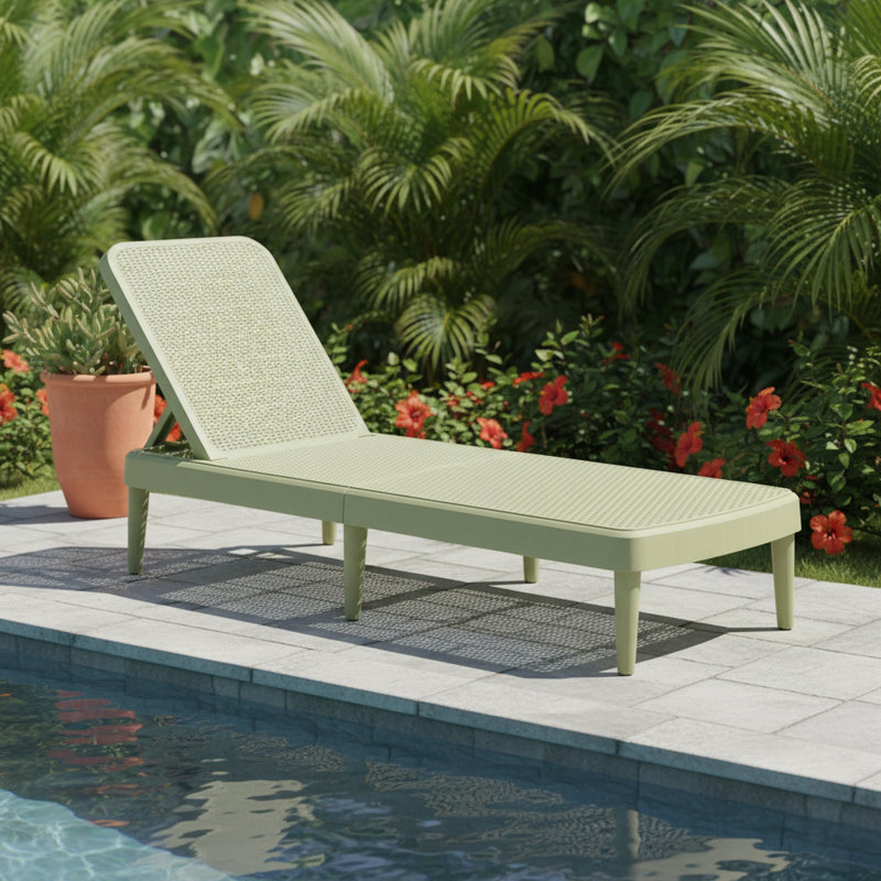 Chaise longue d'extérieur 75 po Sage