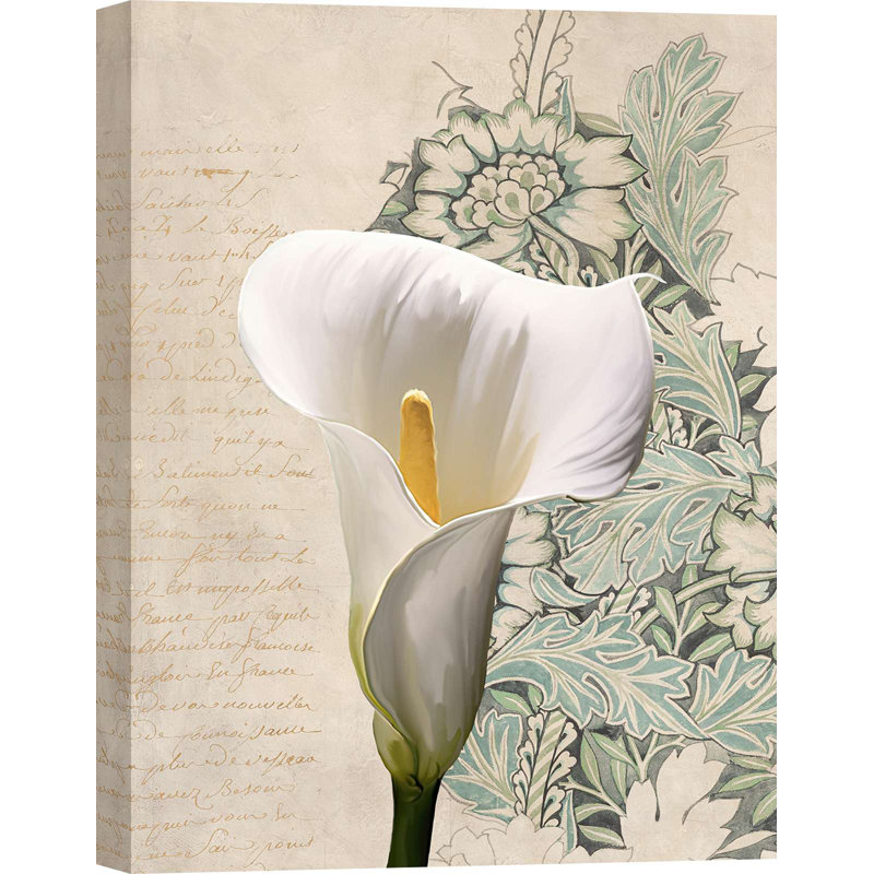" Flowers: Calla I" By Elena Dolci, 70cm H x 50cm W